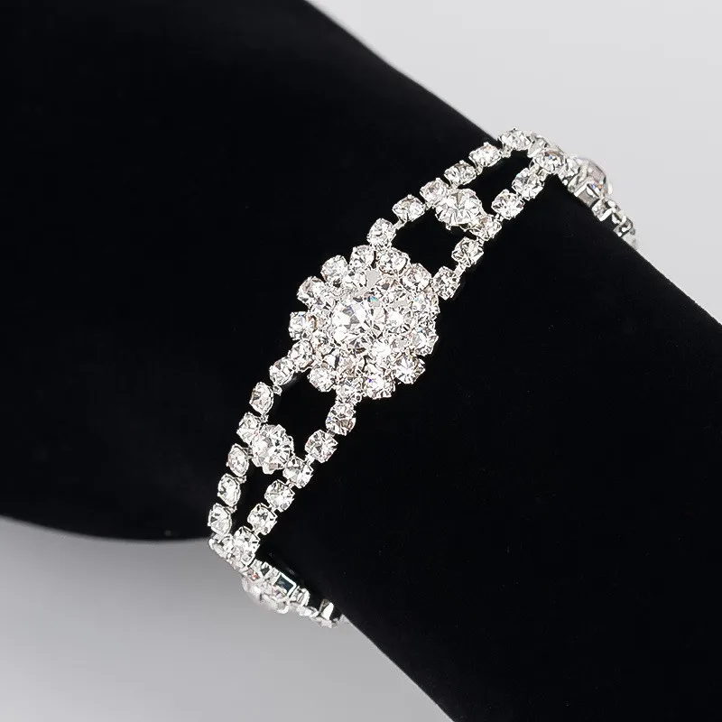 2020 Women Wholesale Braslet Linked Jewelry Bracelets Silver Color Chain Link For Girl Wedding Christmas Gifts B181 | Украшения и