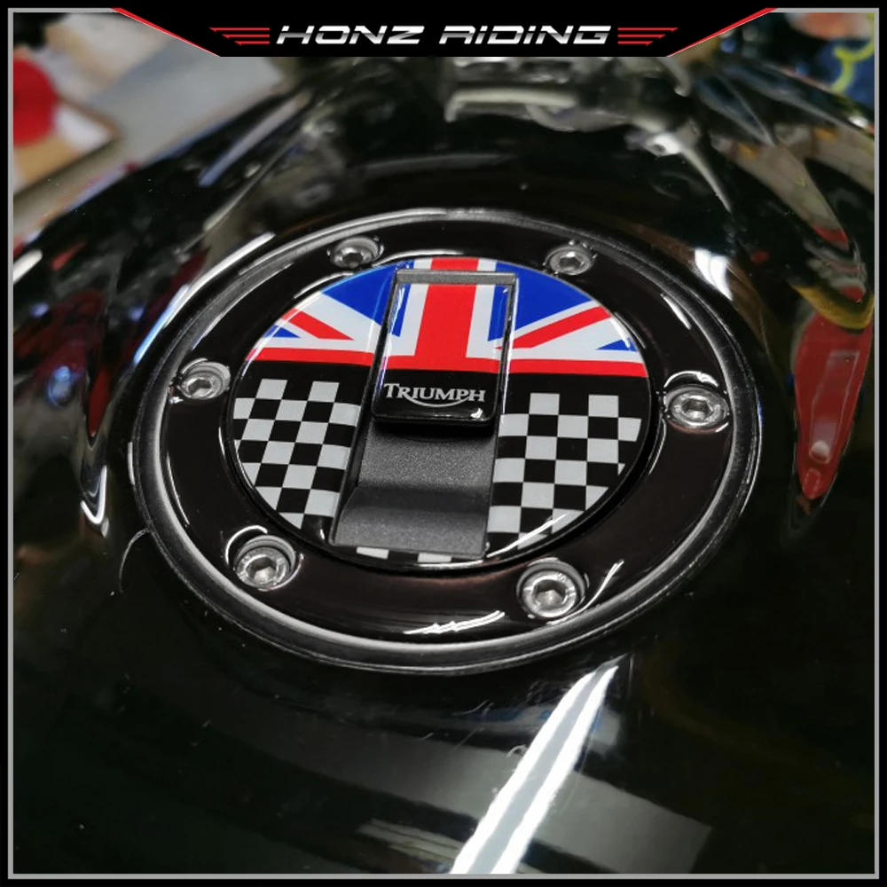 For Triumph Street Triple Daytona 675 Tiger 800 Sport Tank Motorcycle UK Sticker Gas Cap Protector | Автомобили и мотоциклы