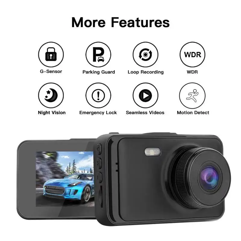 Видеорегистратор 3,0 ''ips FHD 1080P Автомобильный видеорегистратор с ...