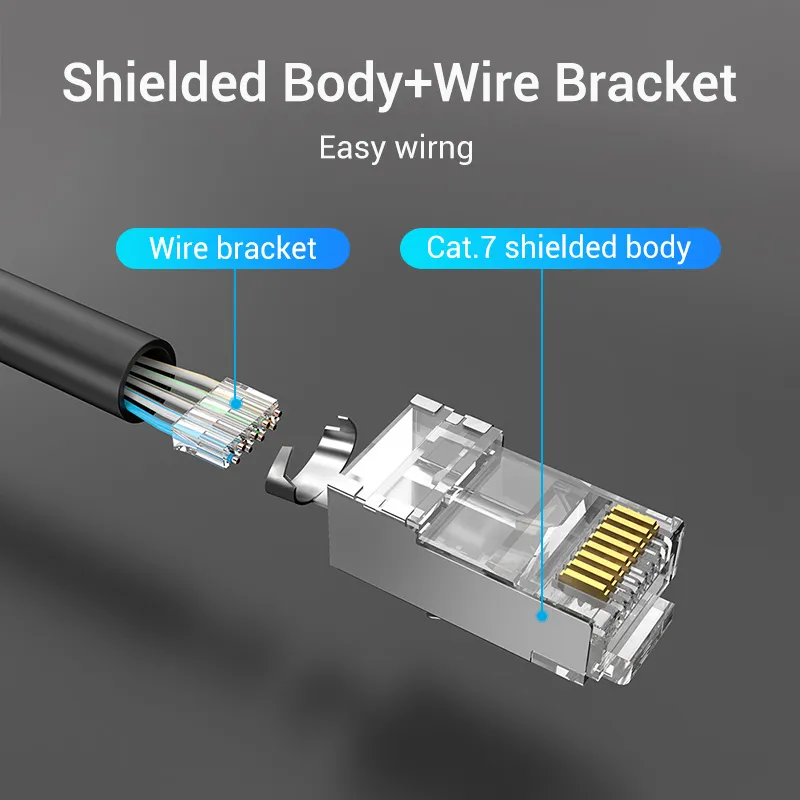 KASIMO Câble Ethernet 30m Cat 7 Plat, Câble RJ45, Connecteurs