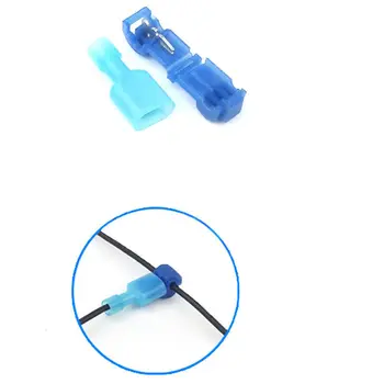 

50 Pairs Electric Cable Connectors Quick Splice Lock Wire Terminals Crimp Set