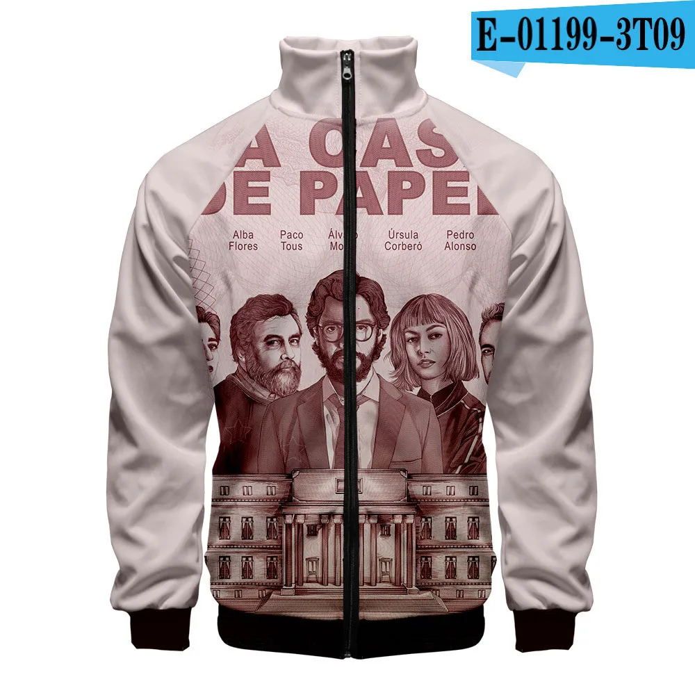 Толстовка с капюшоном La Casa De Papel костюм для косплея деньги heist дали грабежи бумажный дом аниме-толстовка мужские куртки и пальто женский топ