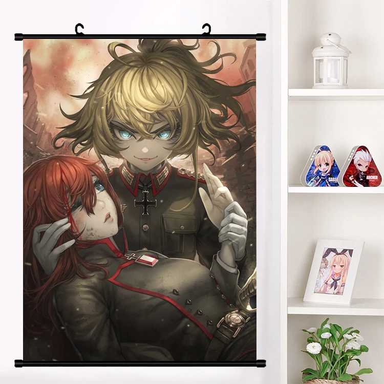 Аниме Youjo Senki Saga of Tanya the Evil Tanya Degurechaff настенный плакат с прокручивающейся стенкой коллекция домашнего декора искусство