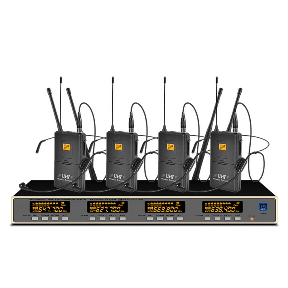 Professional UHF wireless microphone school outdoor activities stage performance headset | Электроника