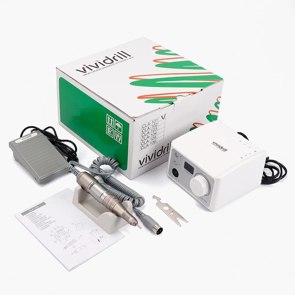 65W 35000RPM Electric Nail Drill Machine With Handpiece Drill Pen Foot Pedal Switch UV Gel Polish Removal Drill Manicure Bits