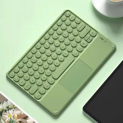 Teclado sem fio compatível com bluetooth para apple ipad ar 4, 10.2, 10.9 pro, 9.7, 10.5, 11, 2021, tablet para android e windows
