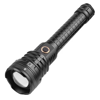 

XHP90 Outdoor LED Flashlight 1490A Zoom Flashlight Up to 3000 Lumens Rechargeable Telescopic Zoom Flashlight