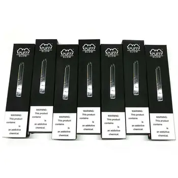 

50pcs/lot high quality PUFF BAR GLOW DISPOSABLE Device Pod Starter Kit 280mAh Battery 1.4ml Cartridge Empty