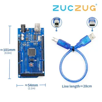 

MEGA2560 MEGA 2560 R3 (ATmega2560-16AU CH340G) AVR USB board Development board MEGA2560 for arduino