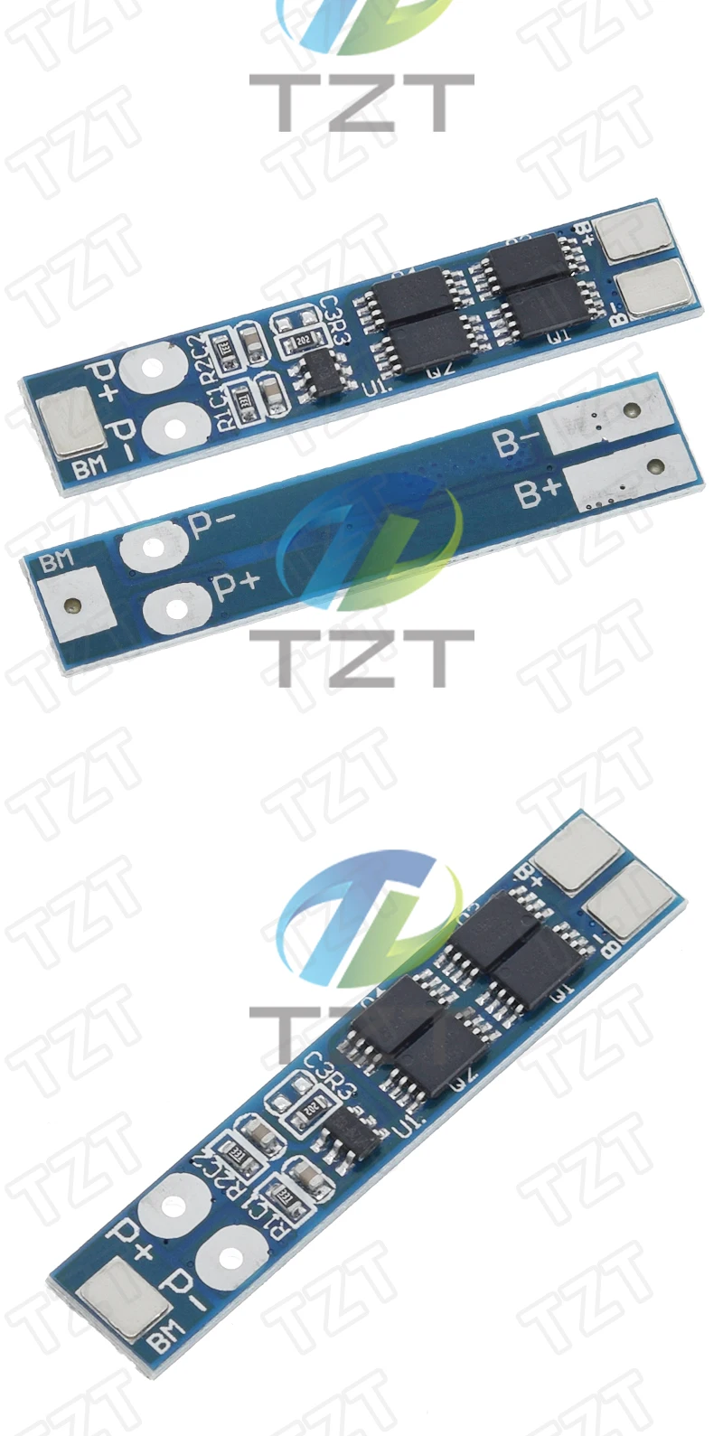 TZT 2S 7,4 V 8 A Li-Ion 18650 Lithium-Batterie-Ladegerät-Schutzplatine 8,4 V Überstrom-Überladungs-/Überentladungsschutz – Detail 6
