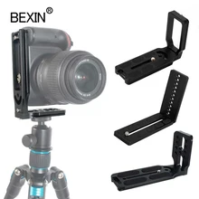 Вертикальная образная пластина для Dslr-камеры быстросъемная L-образная пластина Кронштейн Canon Nikon Sony Camera Swiss штатив с шаровой головкой Вертикальная образная пластина для Dslr-камеры быстросъемная L-образная пластина Кронштейн Canon Nikon Sony Camera Swiss штатив с шаровой головкой