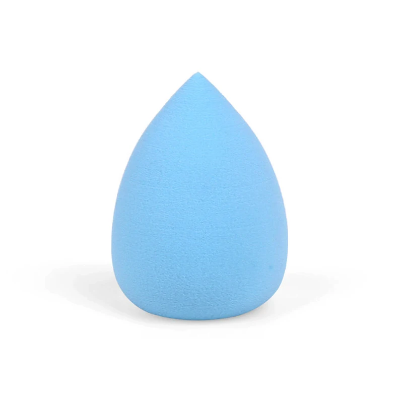 Blue Капли воды макияж губка профессиональный косметический спонж для отбеливающий увлажняющий bb-крем Макияж Блендер мягкая губка для воды оптом - Цвет: Blue