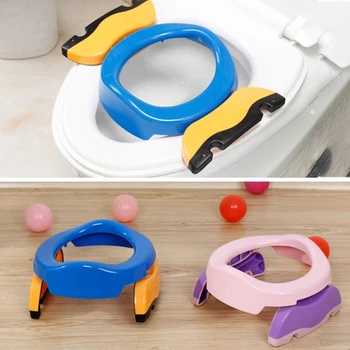 

Baby 2-in-one Portable Toilet Infants Kids Car Travel Foldable Potty Ring