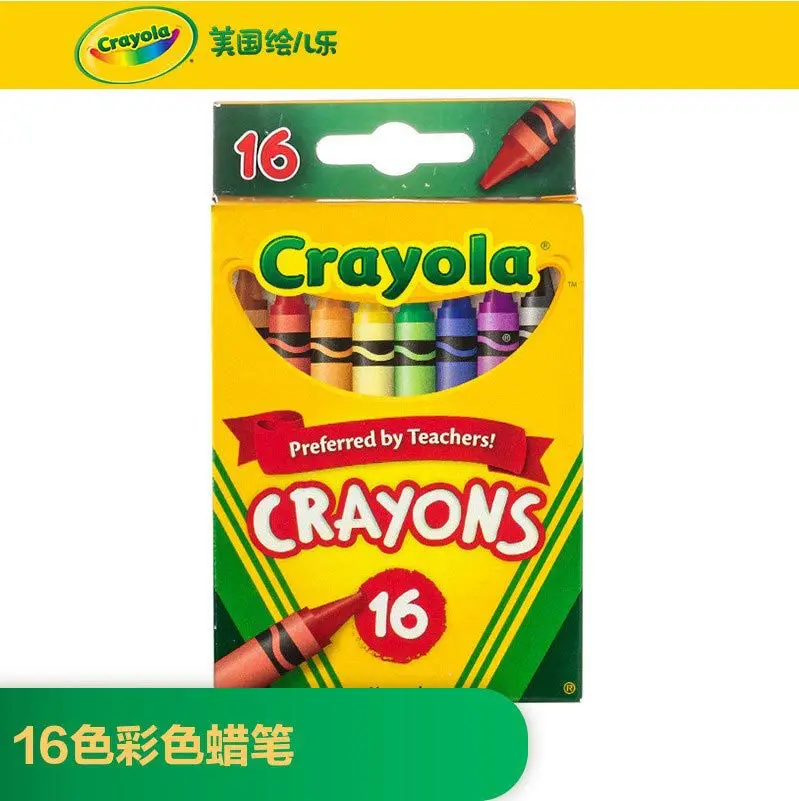 Crayola Crayon 16-Color CHILDREN'S Children Painted Graffiti Boxed Safe  52-3016 _ - AliExpress Mobile