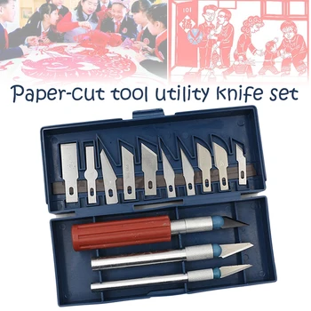 

13pcs 3D Printer engraving Blades knife for model Cutter &Material Removal &Clean-up Tool parts Wood Carving Hand Tools