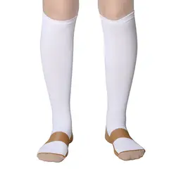 Compression Socks for Men & Women - Supportive & Elastic for Travel, Nursing, Pregnancy & Active Lifestyles (QYS1004-white)