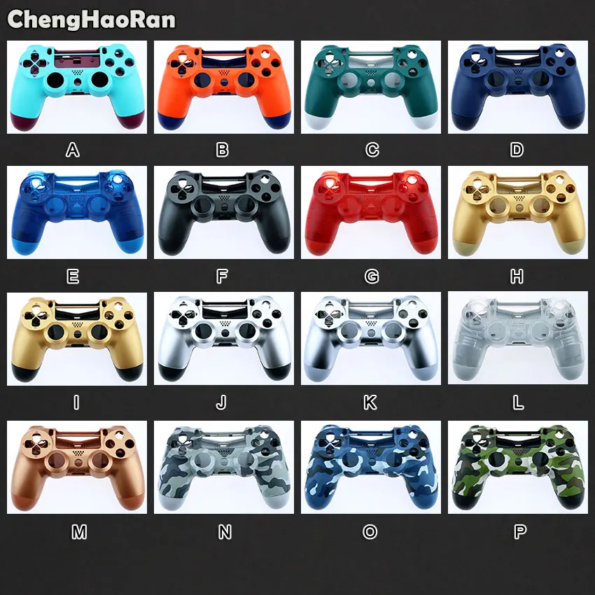 

ChengHaoRan For PS4 Pro Housing Shell Front Back Hard Case Cover for PS4 Pro/Slim 4.0 V2 Gen 2th Controller JDM 040 JDS 030