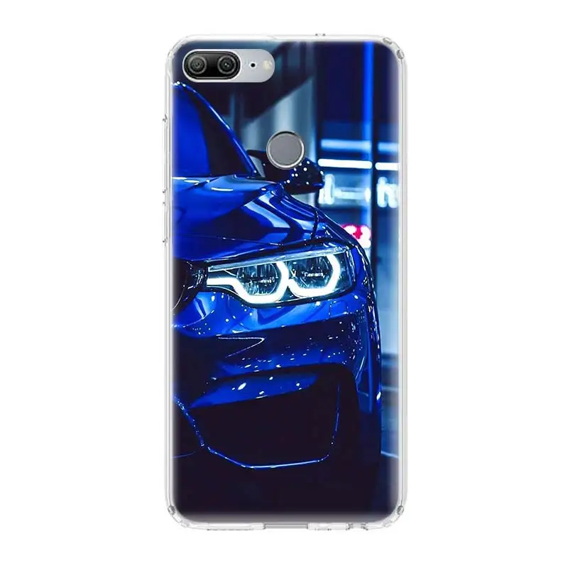 Синий и красный цвета для Bmw крышка чехол телефона huawei Y9 Y5 Y6 Y7 2019 Honor 8X8 S 7A