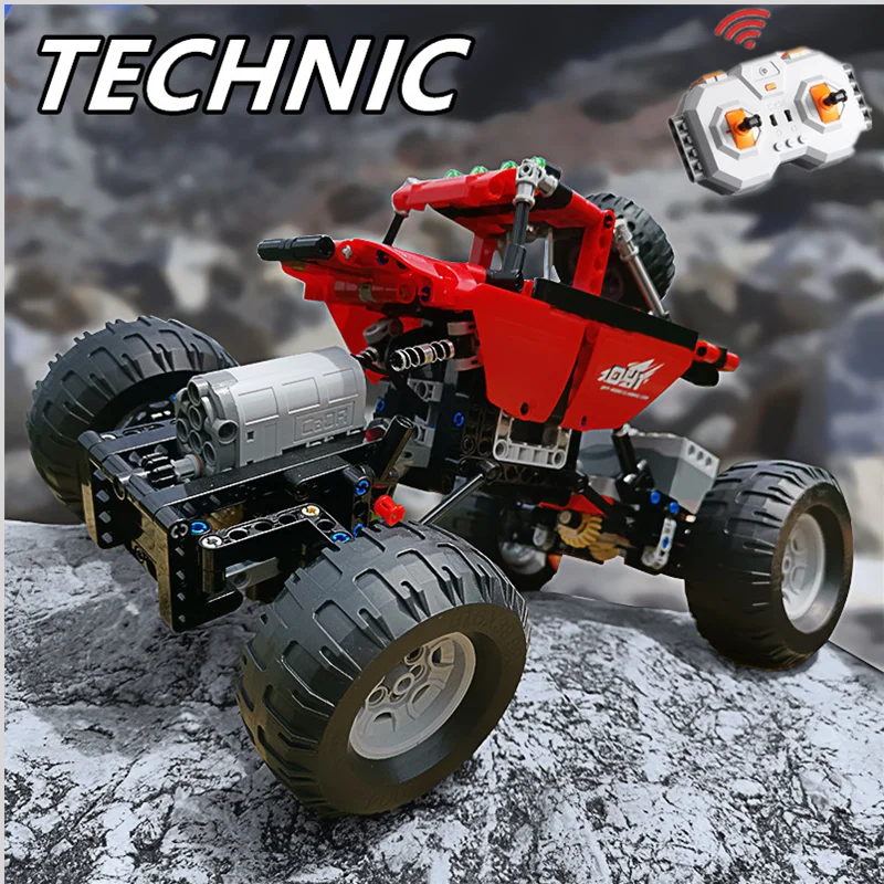

Moc Technic Blocks Off-road vehicle RC Buggy All Terrain Climbing Truck Car Model Kit Building Blocks Bricks For Kids Toys Gift