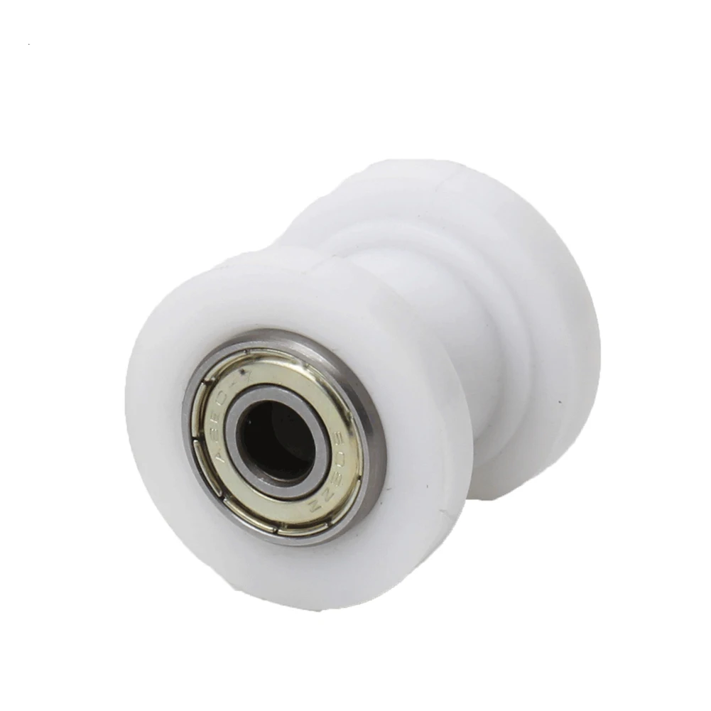 Chain Roller Slider Guide 8/10mm Wheel Tensioner Guide Drive Chain Roller Pulley For ATV CRF CR XR Enduro Motorcycle Pit Dirt Mini Bik Motocross Dirt Bike