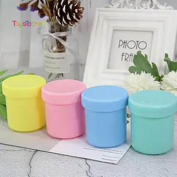 

5pcs/150ml Portable Cosmetic Travel Empty Bottle Jar Round Aluminum Cover Plastic Make-up Bottling Box Makeup Face Cream Jar