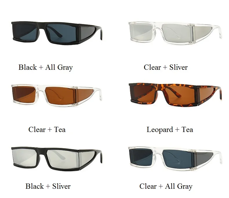 Новое поступление современные винтажные Квадратные Солнцезащитные очки для женщин и мужчин Ins модель Четыре объектива Солнцезащитные очки хип хоп Gafas de sol mujer зеркало