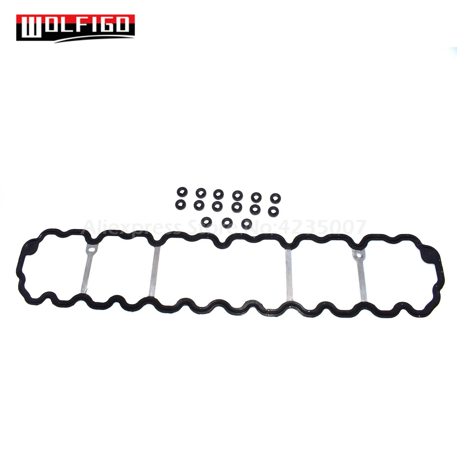 WOLFIGO комплект прокладок клапанной крышки для Cherokee Wrangler 4.0L L6 Jeep Grand 53020758AC, 11127501304, 11 12 7 501 304