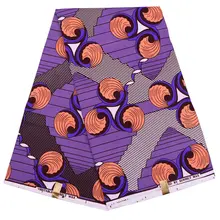 Настоящий батик в африканском стиле Анкара гарантированный солнцезащитный ремень Воск Печатный розовый и фиолетовая ткань голландский воск ткань Мода