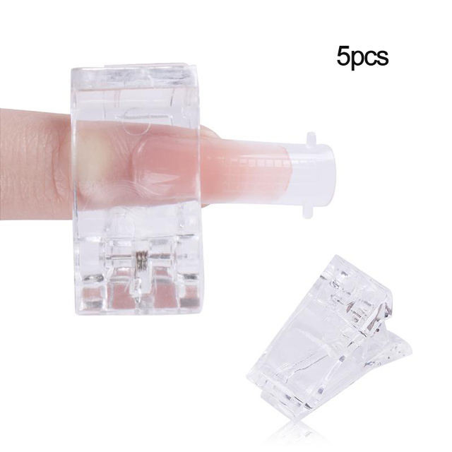 Box Quick Building Nail Mold Tips Nail Dual Forms Finger Extension Nail Art UV Extend Gel Nail Extension Tool
