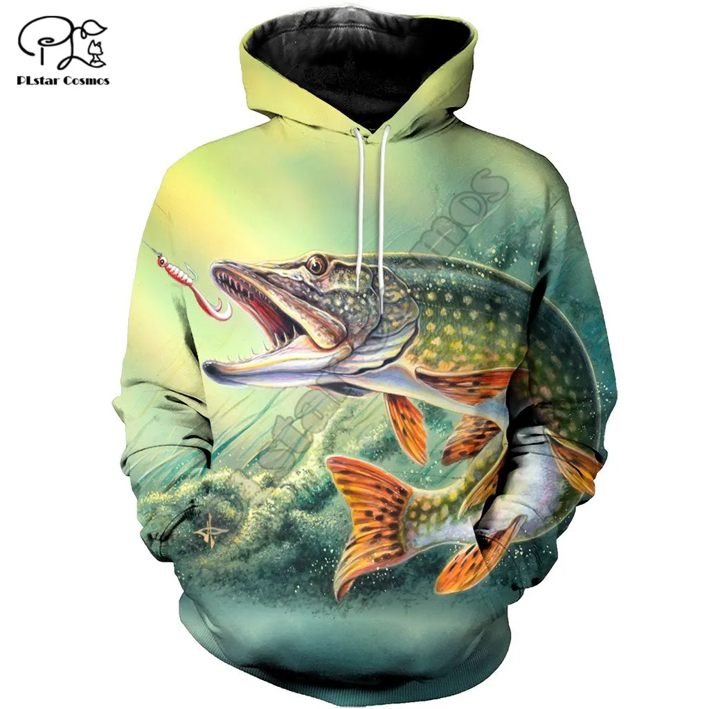 

PLstar Cosmos Beautiful Fish 3D Print 2021 New Fashion Hoodies Sweatshirts Zip Hoded For Men/Women Casual Streetwear Apparel F15