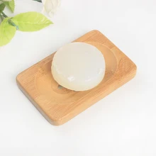 Натуральный Деревянный бамбуковый мыльница Деревянный Мыльница держатель для хранения мыльница тарелка контейнер для дома ванная комната