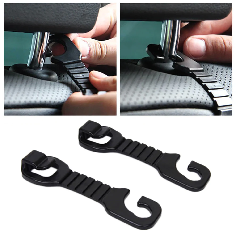 Car Coat Hanger Car Hook 2 PCs Universal Car Hanger for Clothes and Bags Car Headrest Hanger