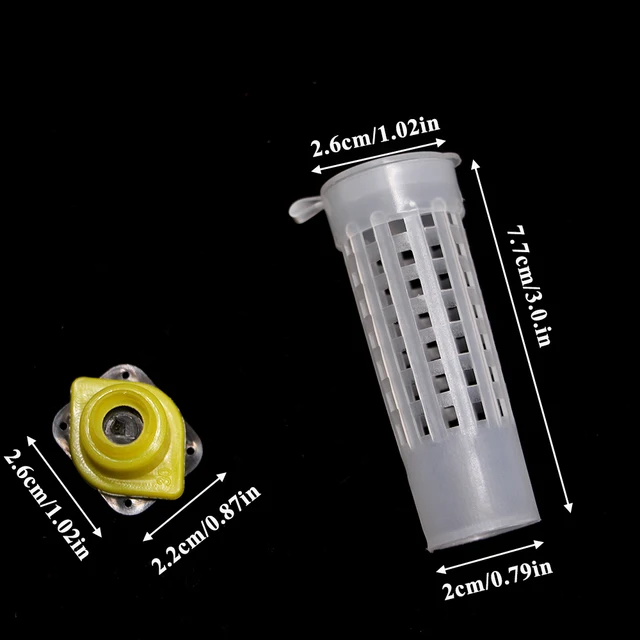 100Db Nagykereskedelmi Méhészet Queen Méh Nevelő Rendszer Védelmi Ketrecek Műanyag Szerszámok Lárva Anti Harapás Equipemnt Farm - Image 2