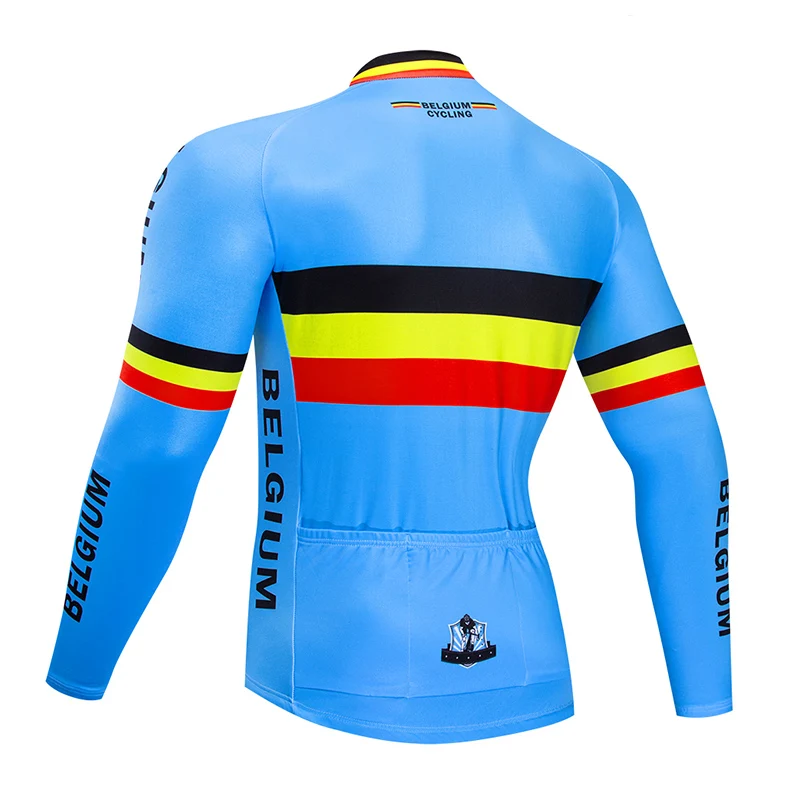 Crossrider Belgium Велоспорт Джерси 9D Bib набор MTB Форма велосипед одежда быстросохнущая велосипедная одежда мужские длинные велосипедные костюмы