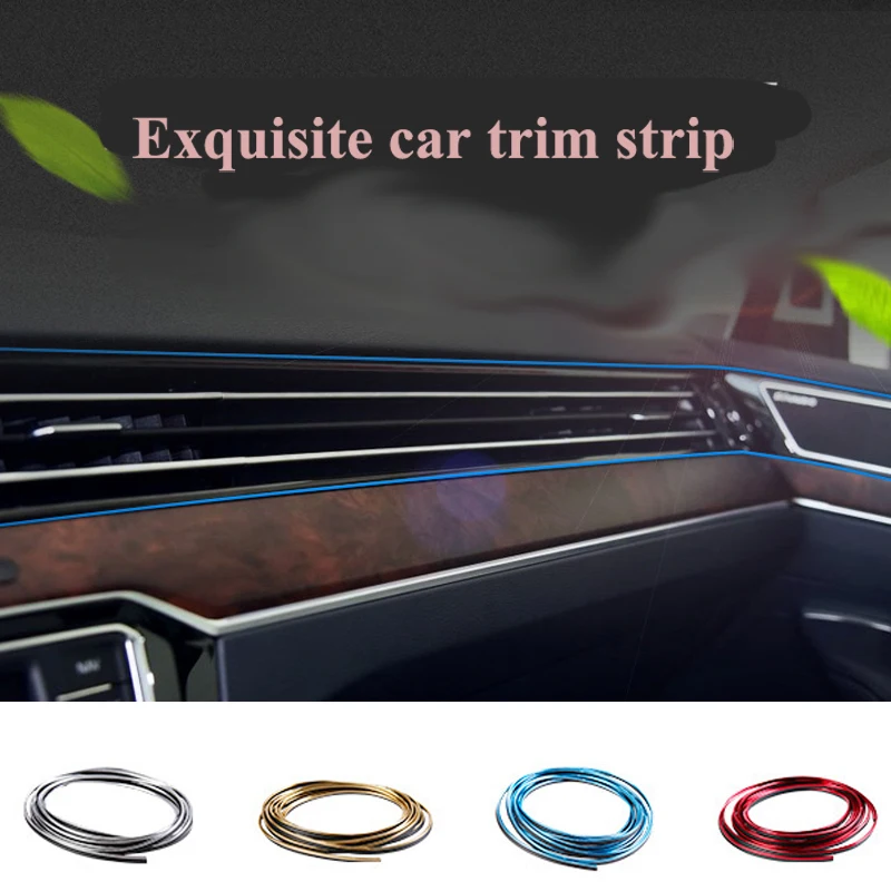 5 M Car Styling Universal DIY Interior Molding Trim Strips for Honda CRV Accord Odeysey Crosstour FIT Jazz City Civic JADE Cride |