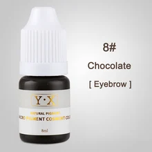 Новинка, полуперманентный макияж, чернила для бровей, губ, линия для глаз, цвет татуировки, микроблейдинг, пигмент MS88