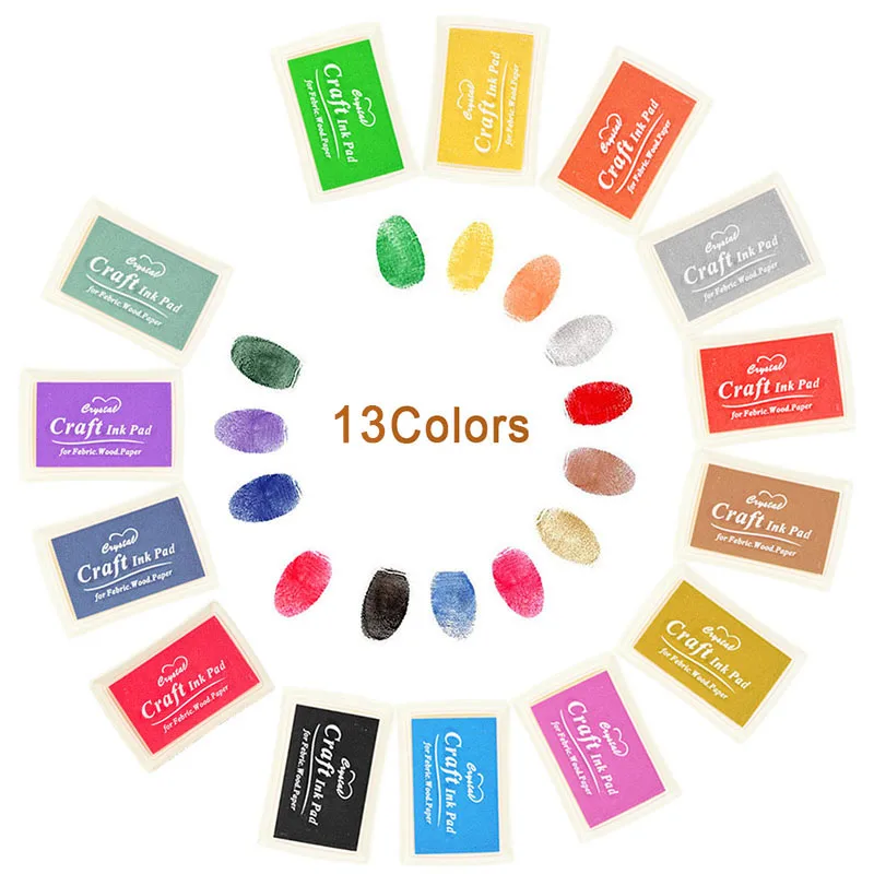 

Inkpad 2019 Child Craft Oil Gradient Color Based Diy Ink Pad Rubber Stamps Paper Scrapbooking 15 Colors Inkpad Finger Paint