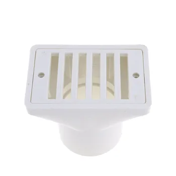 

Square Swimming Pool Drainer Anti Corrosion Floor Drain Cover Anti Blocking Filter Easy Clean Replacement Fitting Water Outlet