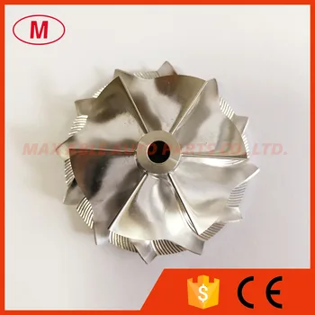 

RHF5 6+6 blades 41.90/54.00mm high performance turbo aluminum 2618/Milling/billet compressor whe