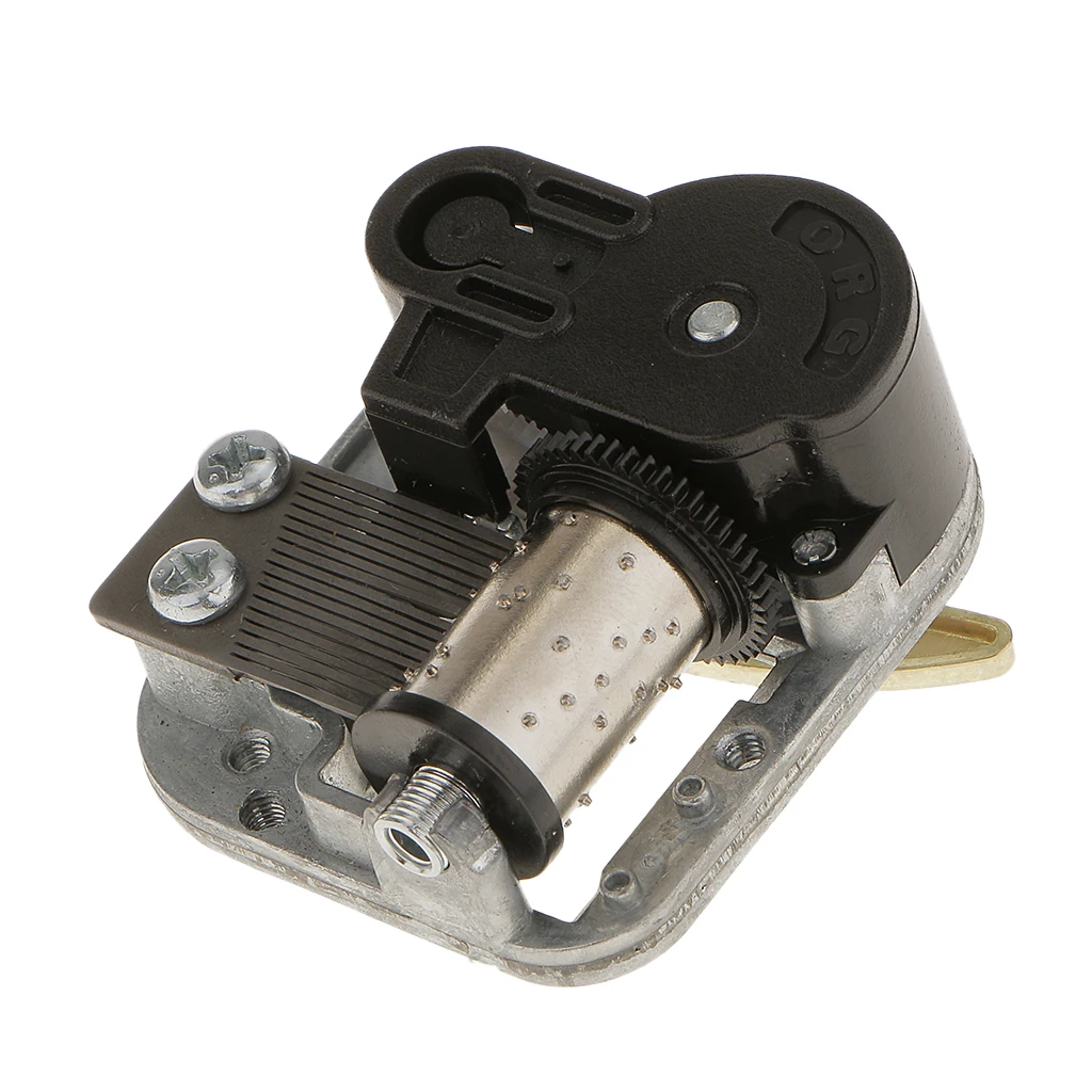 2x Note Musical Movement Wind Up Clockwork - B28 Amazing Grace Tune and A17 Swan Lake Tune