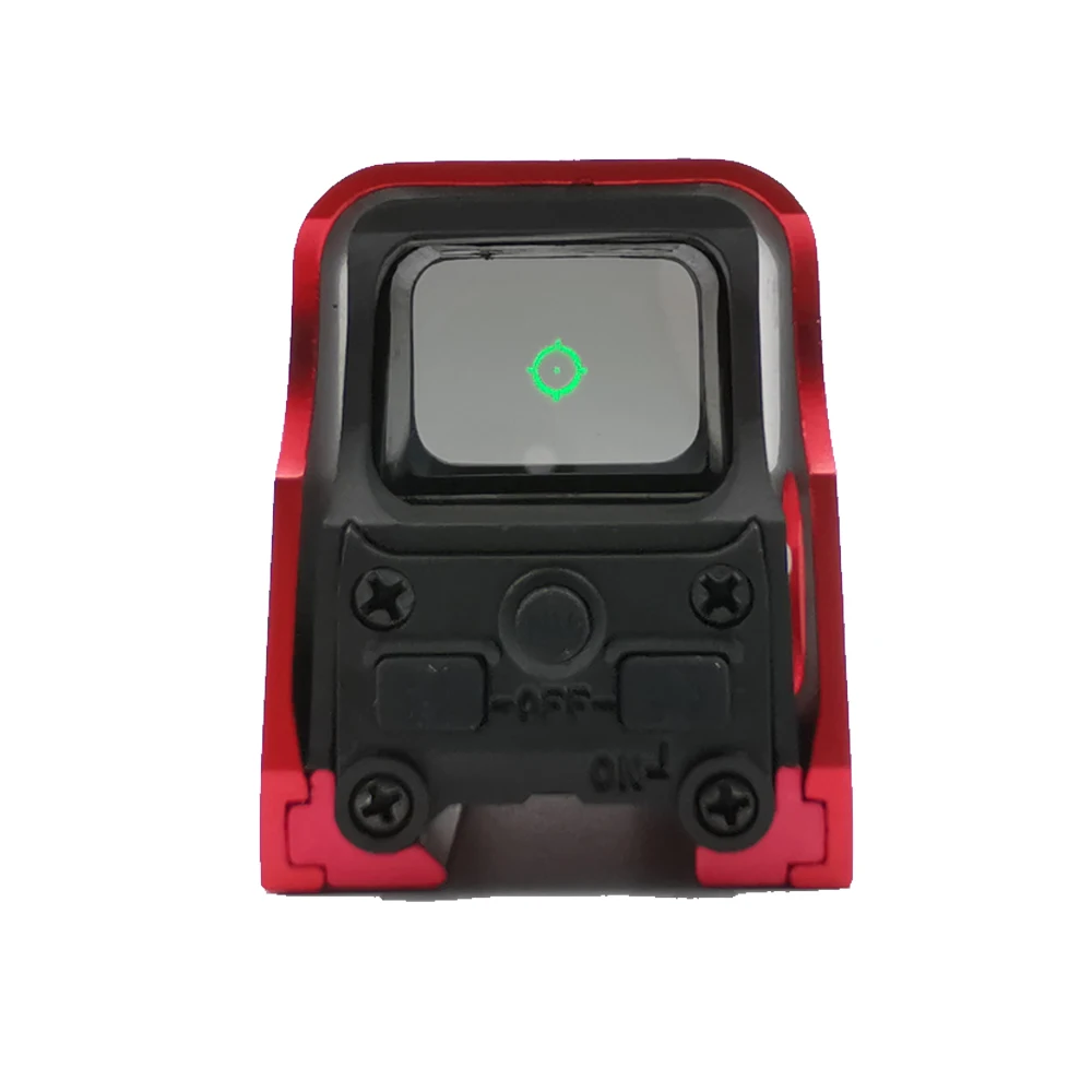 New Aluminum Tactical Red Green Reticle Riflescope Holographic Red Green Dot Sight Brigthness Adjus