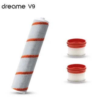 

Dreame 3Pcs/set Roller Brushes Filter Replacements for V9 Cordless Handheld Vacuum Cleaner Cotton ABS Material