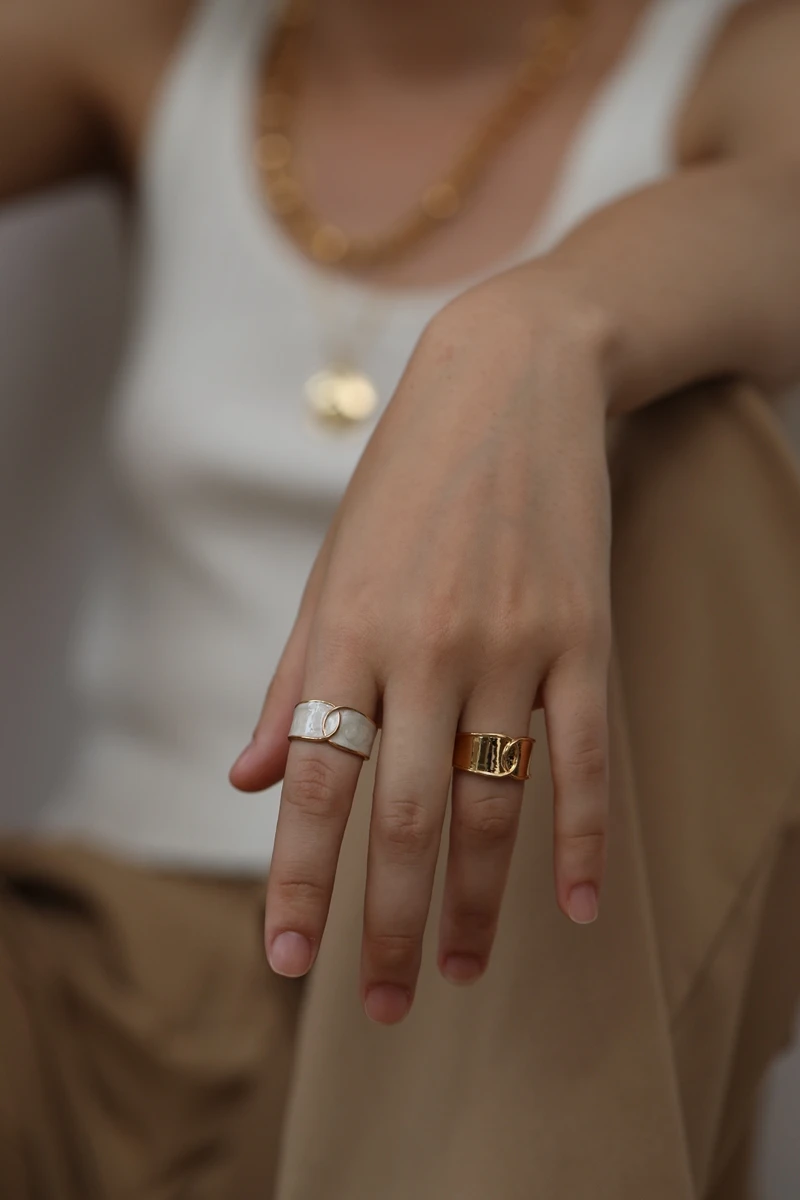 Brass Enamel Crossed Open Rings Women Jewelry Chic Punk Gothic Boho Hiphop Runway Party Designer Japan Korea Fashion | Украшения и
