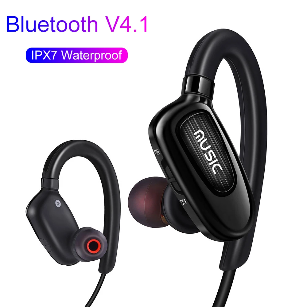 

Sports Wireless Bluetooth Earphone Eardubs Waterproof Ear Hook Headphone Sporting Hd Stereo Headset For Iphone 7 X Samsung Redmi