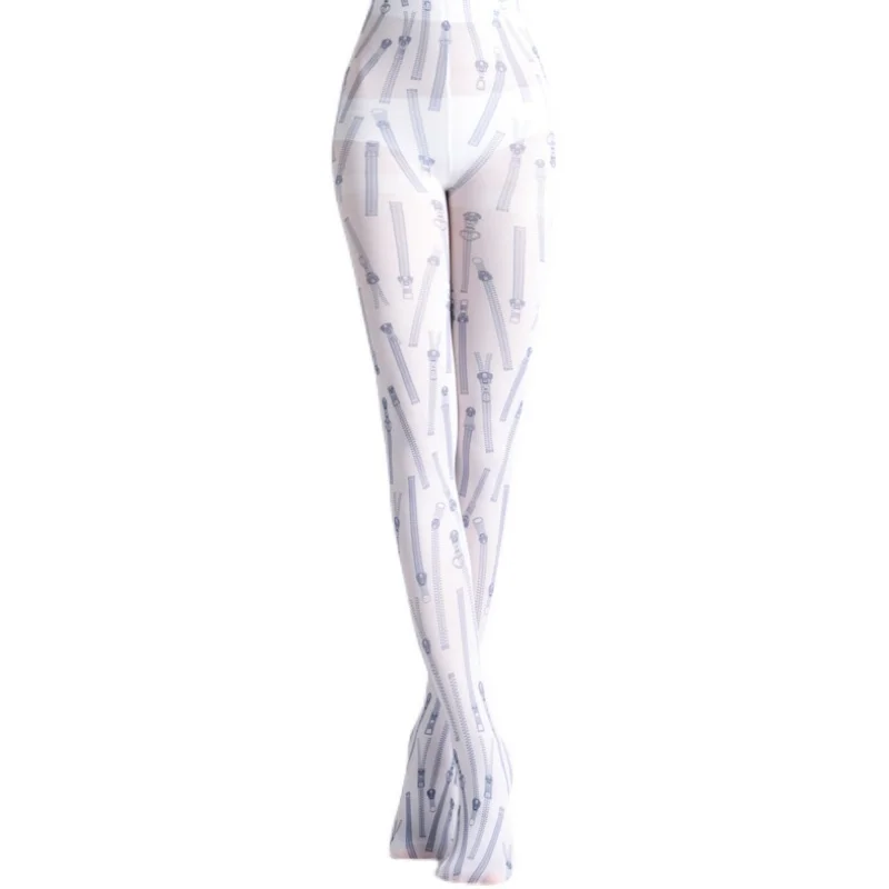 

Колготки Colsplay с индивидуальным принтом в стиле панк, крутые модные носки, уличные колготки, колготки