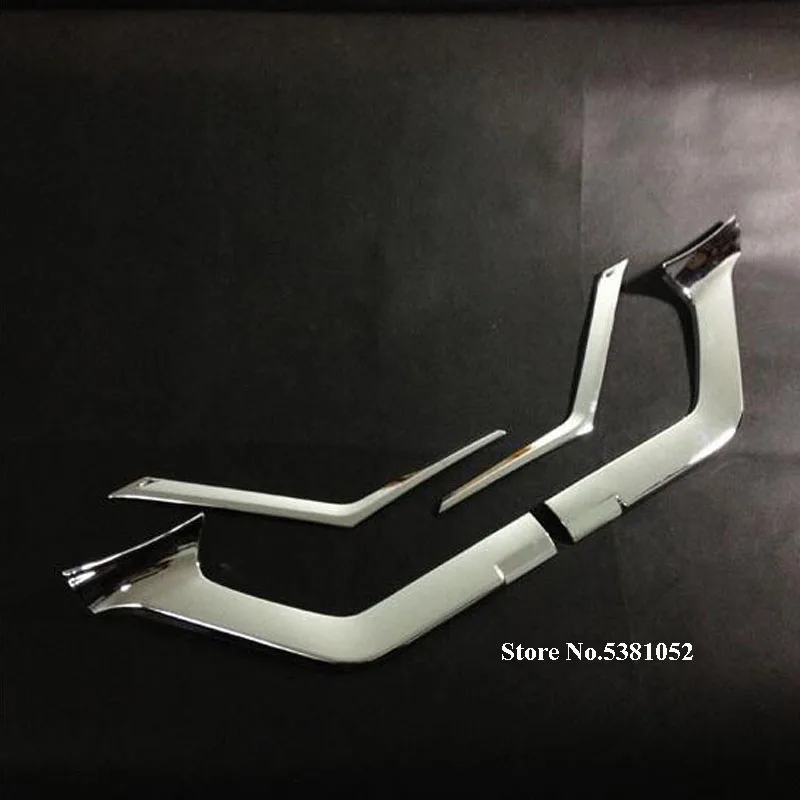 

4PCS For Nissan X-Trail X Trail Rogue T32 2014-2018 Stainless Steel Car Front Grille Middle Net Cover Trim Car Accessories