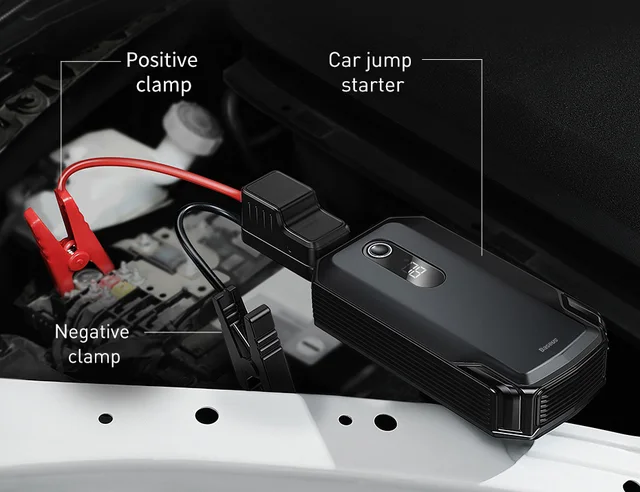 Baseus Car Jump Starter 20000mah 2000A Power Bank 10000mah 1000A Portable  Car Battery Booster 12V Auto External Battery Charger - AliExpress