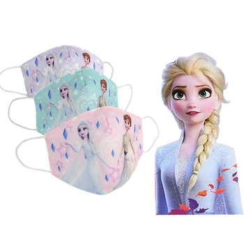 

Disney frozen original Half Muffle kid Face Mask elsa anna Kids Dustproof Anti Air Pollution Mouth Masks Mouth kid For Gift
