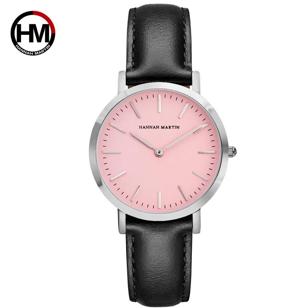 

Japan Movement Women's Clean Steel Mesh Belt Waterproof Watch Wechat Business Simple Students Pink Watch