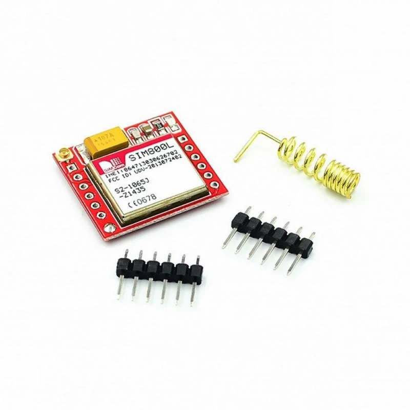 ミニ最小sim800l Gprs Gsmモジュールmicrosimカードコアワイヤレスボードクワッドバンドttlシリアルポートアンテナdiy Arduinoのための Sim Card Adapters Aliexpress